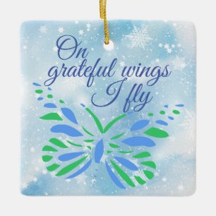 Customisable Transplant Recipient Ceramic Ornament