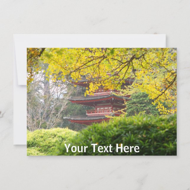Customisable Treasure Tower, San Francisco card (Front)