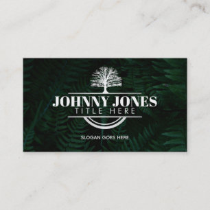 Customisable Tree Business Cards