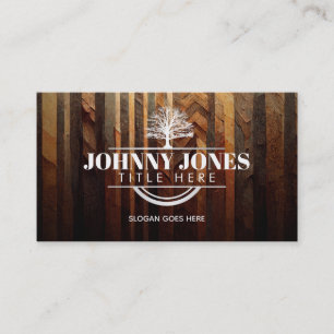 Customisable Tree Business Cards