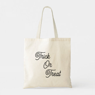 customisable trick or treat pumpkin tote bag