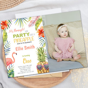 Customisable Tropical Party Invitations for Kids