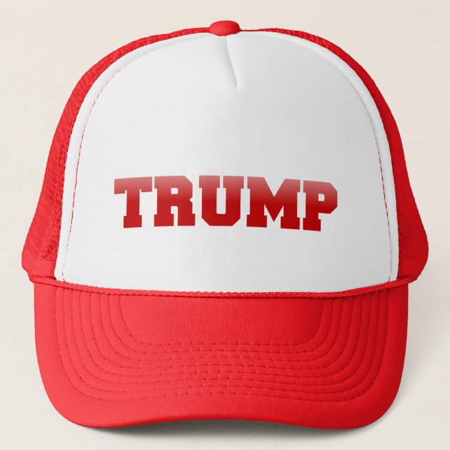 Customisable Trump Hats (red text) (Front)