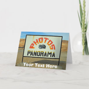 Customisable Tunisia photo-stop Card