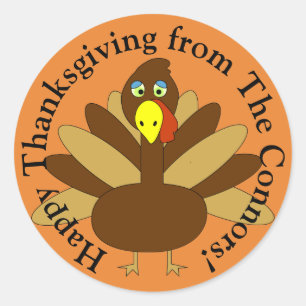 Customisable Turkey Sticker