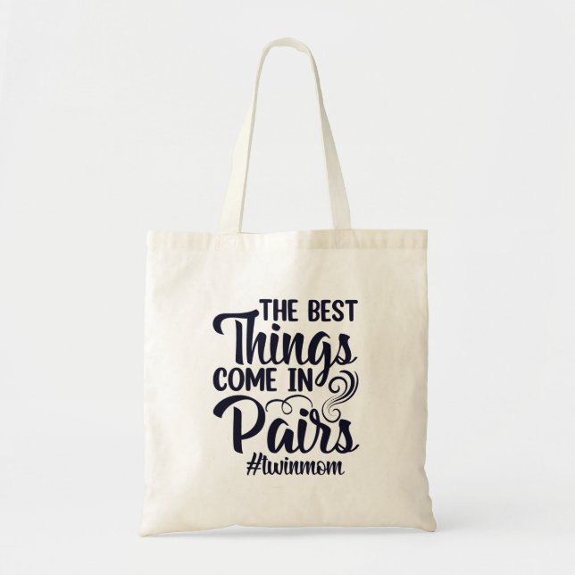 Customisable Twin Mama Tote Bag (Front)