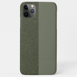 Customisable Two-Tone Moss Green iPhone Case