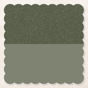 Customisable Two-Tone Paper Coaster