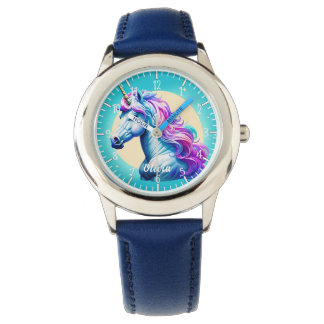 Customisable Unicorn Moonlight: Your Name in Stars Watch