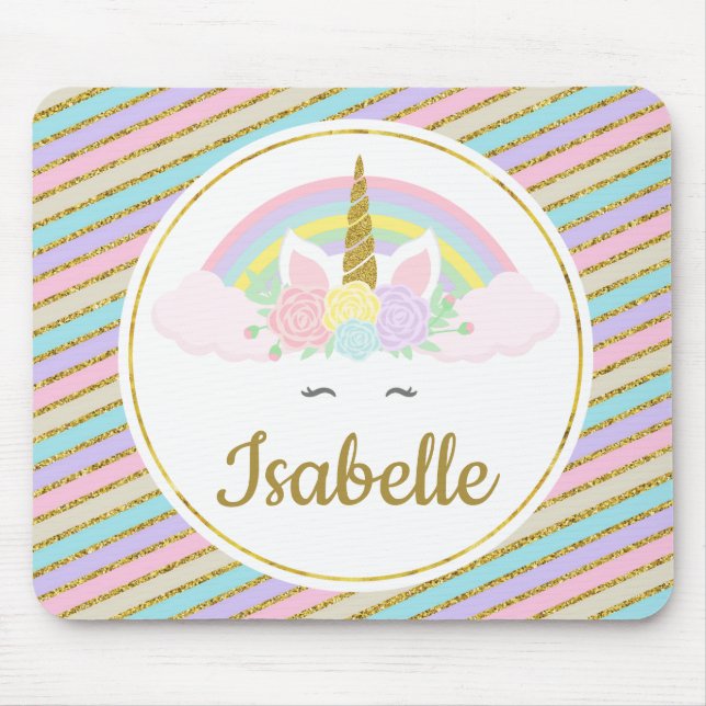 Customisable Unicorn Mouse Pad (Front)