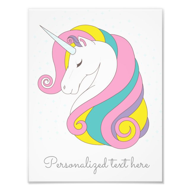 Customisable Unicorn Print (Front)