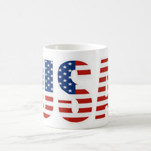 Customisable USA American Flag Coffee Mug