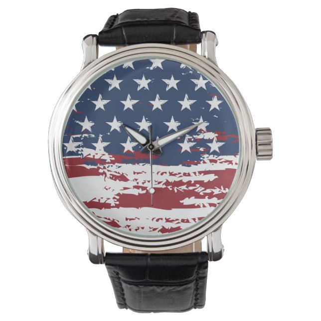 Customisable USA Flag  Watch (Front)