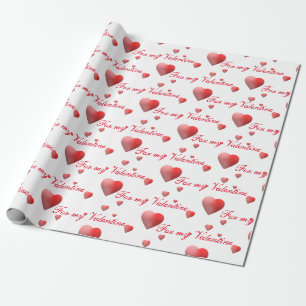 Customisable Valentine Wrapping Paper