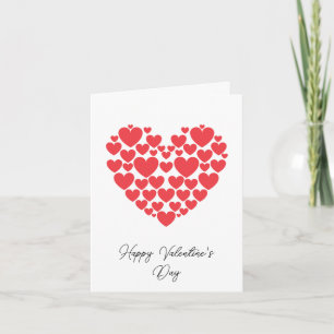 Customisable Valentine's Day Card, text inside Card