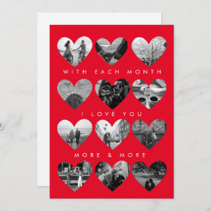 Customisable Valentine's Day Flat Card