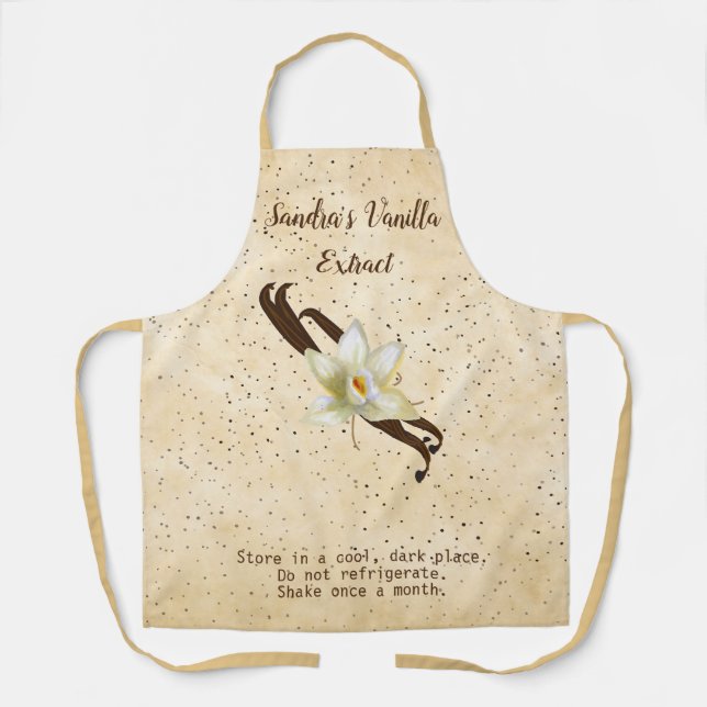Customisable Vanilla Extract  Apron (Front)