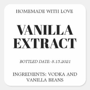 Customisable Vanilla Extract Label AF_01sq