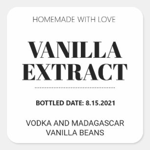 Customisable Vanilla Extract Label AF_02sq