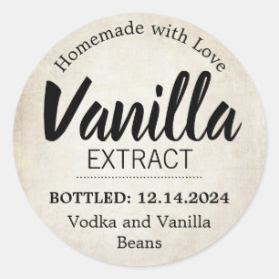 Customisable Vanilla Extract Label BL_03rdbk