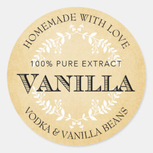 Customisable Vanilla Extract label VE005_01rdcust