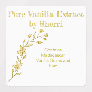 Customisable Vanilla Orchid, Vanilla Extract 