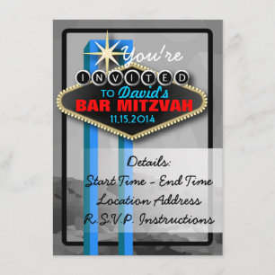 Customisable Vegas-Themed Event Invitation