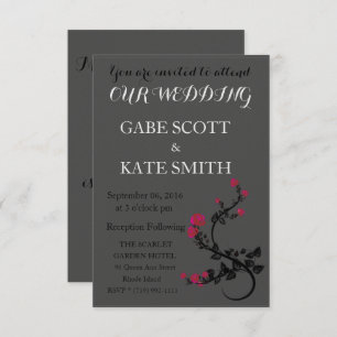 Customisable Verse WEDDING INVITATION