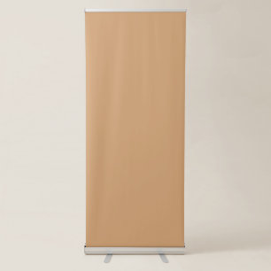 Customisable Vertical Retractable Banner–Warm Sand Banner
