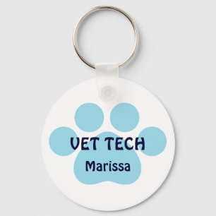 Customisable Vet Tech Keychain