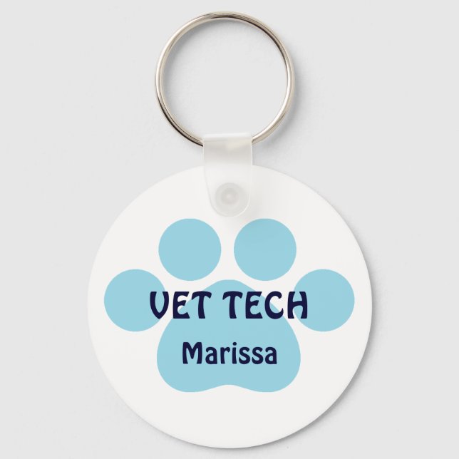 Customisable Vet Tech Keychain (Front)