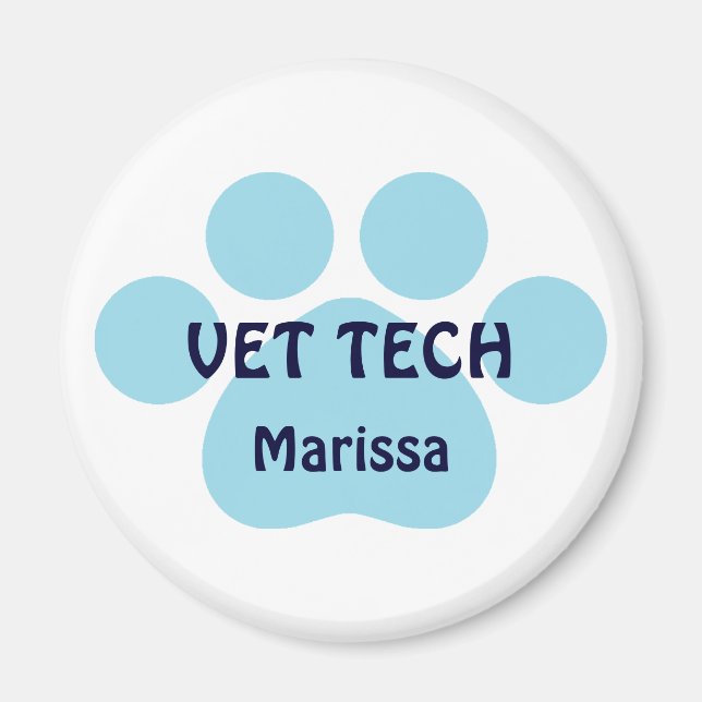 Customisable Vet Tech Magnet (Front)