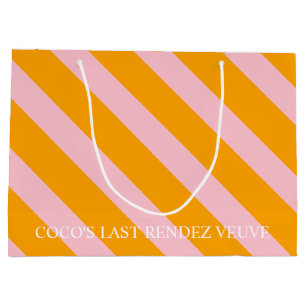 Customisable Veuve Before Vows With Name Large Gift Bag