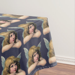 Customisable Vintage Angel Tablecloth