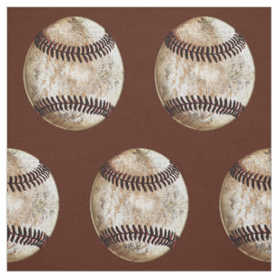 Customisable Vintage Baseball Fabric, YOUR COLORS Fabric
