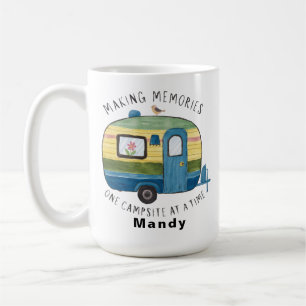 Customisable Vintage Camper Travel Coffee Mug