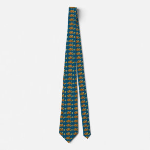 Customisable Vintage Haeckel Fish Tie