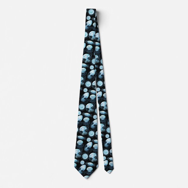 Customisable Vintage Haeckel Jellyfish Tie (Front)