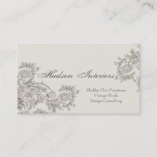 Customisable Vintage Inspired Business Card