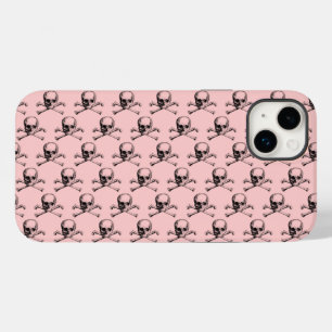 Customisable Vintage Skull & Crossbones Case-Mate iPhone 14 Plus Case