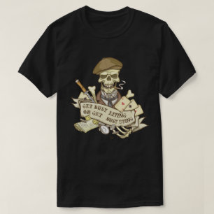 Customisable Vintage Skull T-Shirt