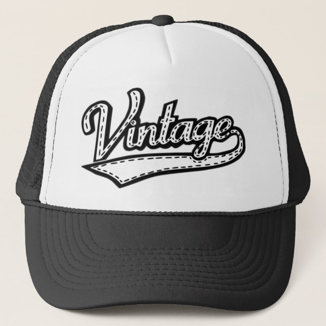 Customisable Vintage Trucker Hat (Front)