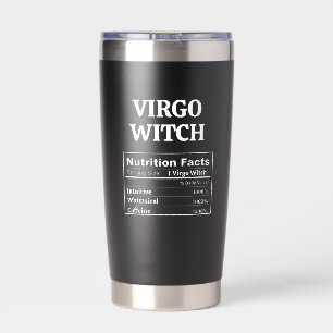 Customisable Virgo Gift Zodiac Astrology Witch BFF Insulated Tumbler