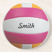 Customisable Volleyball Coaster