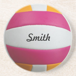 Customisable Volleyball Coaster