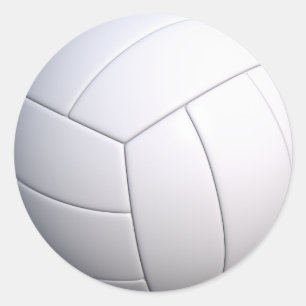 Customisable Volleyball Stickers