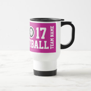 Customisable Volleyball travel mug