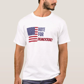 Customisable Vote for Democracy USA Election 2024 T-Shirt