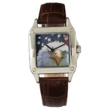 Customisable watches American flag