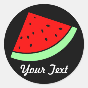 Customisable Watermelon Sticker (DARK)